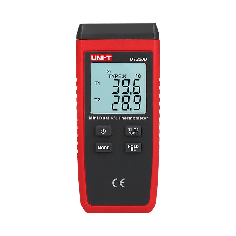 ترمومتر دو کاناله UT320D برند UNI-T