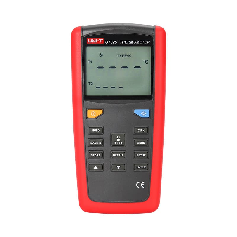 ترمومتر دو کاناله UT325 برند UNI-T