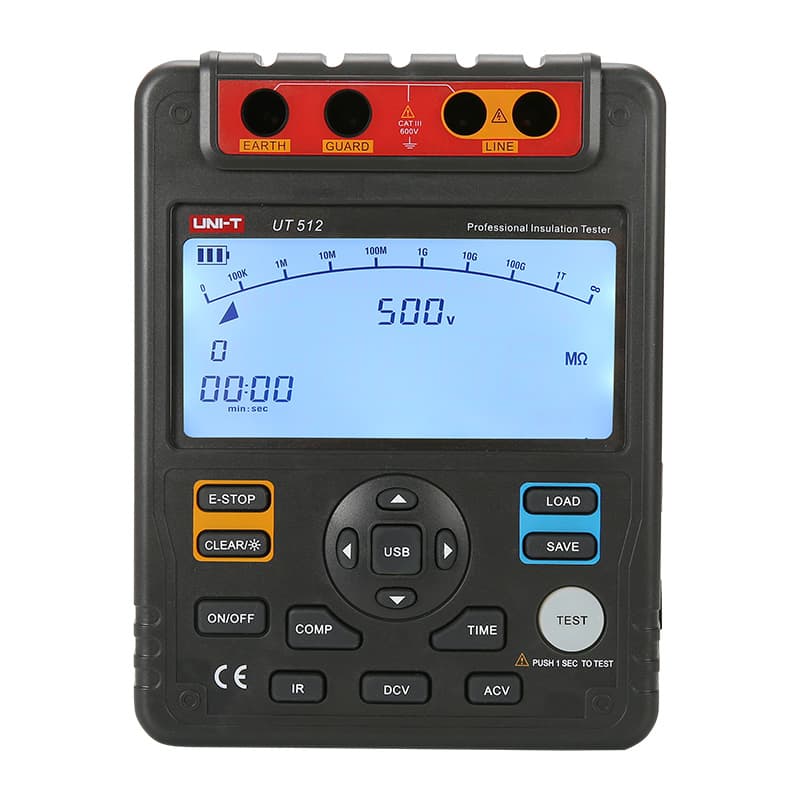 میگر 2500 ولت UT512 برند UNI-T