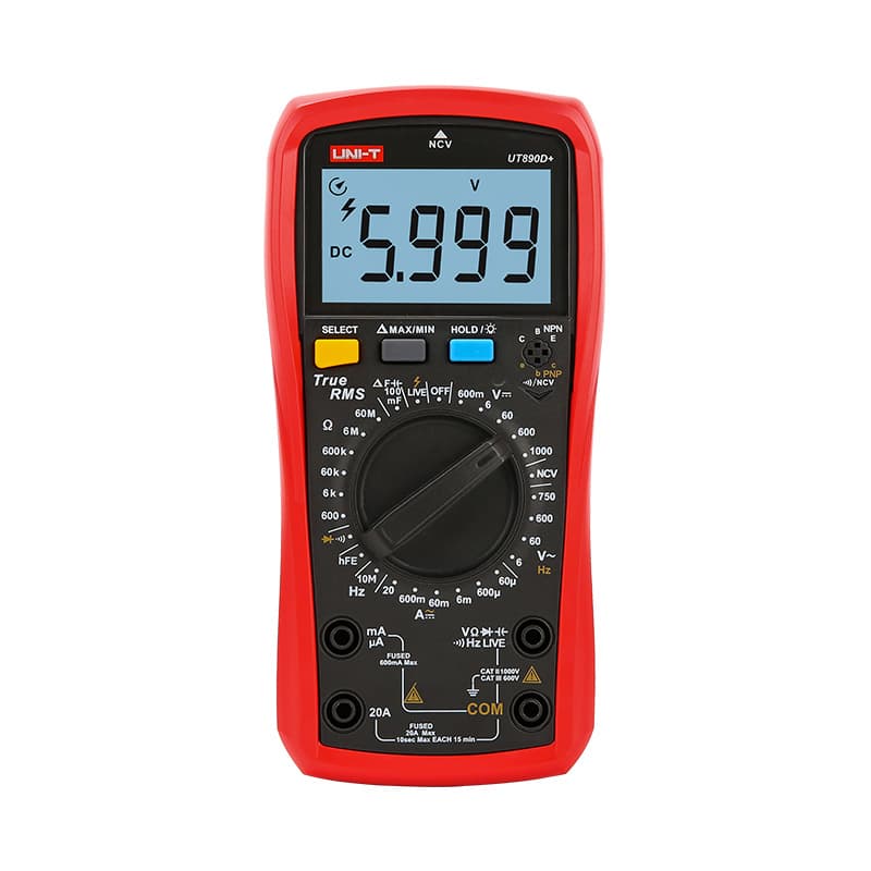 مولتی متر تک رنج +UT890D برند UNI-T